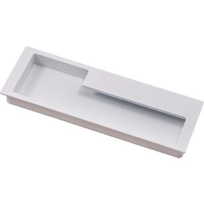 Ручка мебельная NOVA 128, матовый белый (левая часть)  AKS 71327