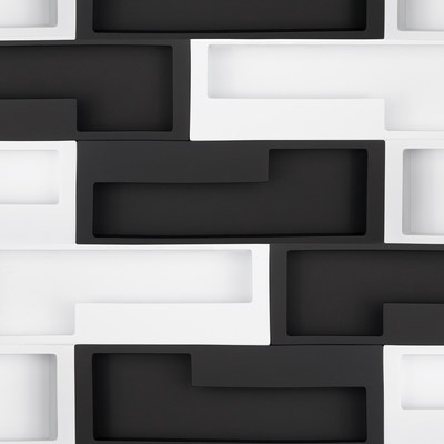 Ручка мебельная NOVA 128, матовый черный (левая часть)  AKS 71326