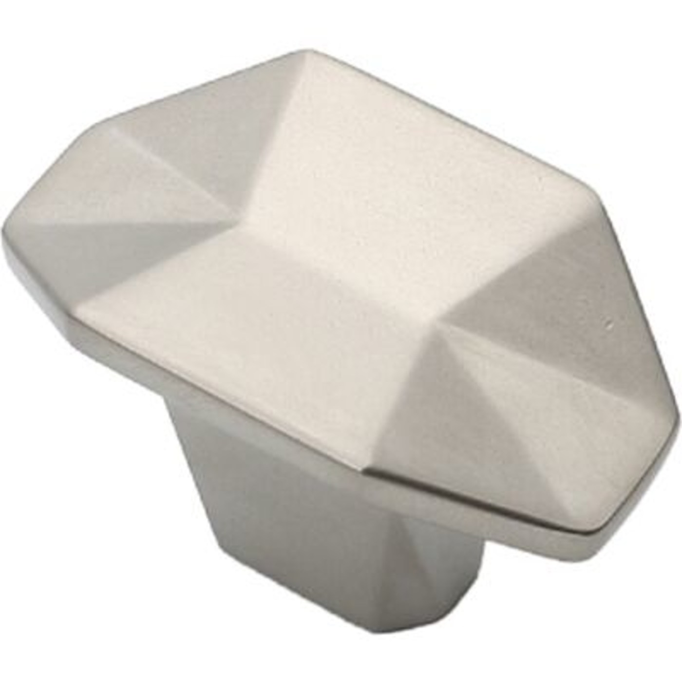 Ручка мебельная кнопка меб. PRIZMA сатиновый никель  AKS 61270