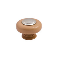 Ручка мебельная Patrex №20, дуб/орех/золото  AKS 11827