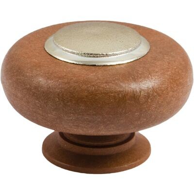 Ручка мебельная Patrex №20, дуб/орех/золото  AKS 11827