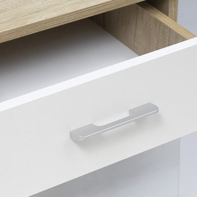 Ручка мебельная скоба алюм. ORION 128/148 алюминий AKS 62207