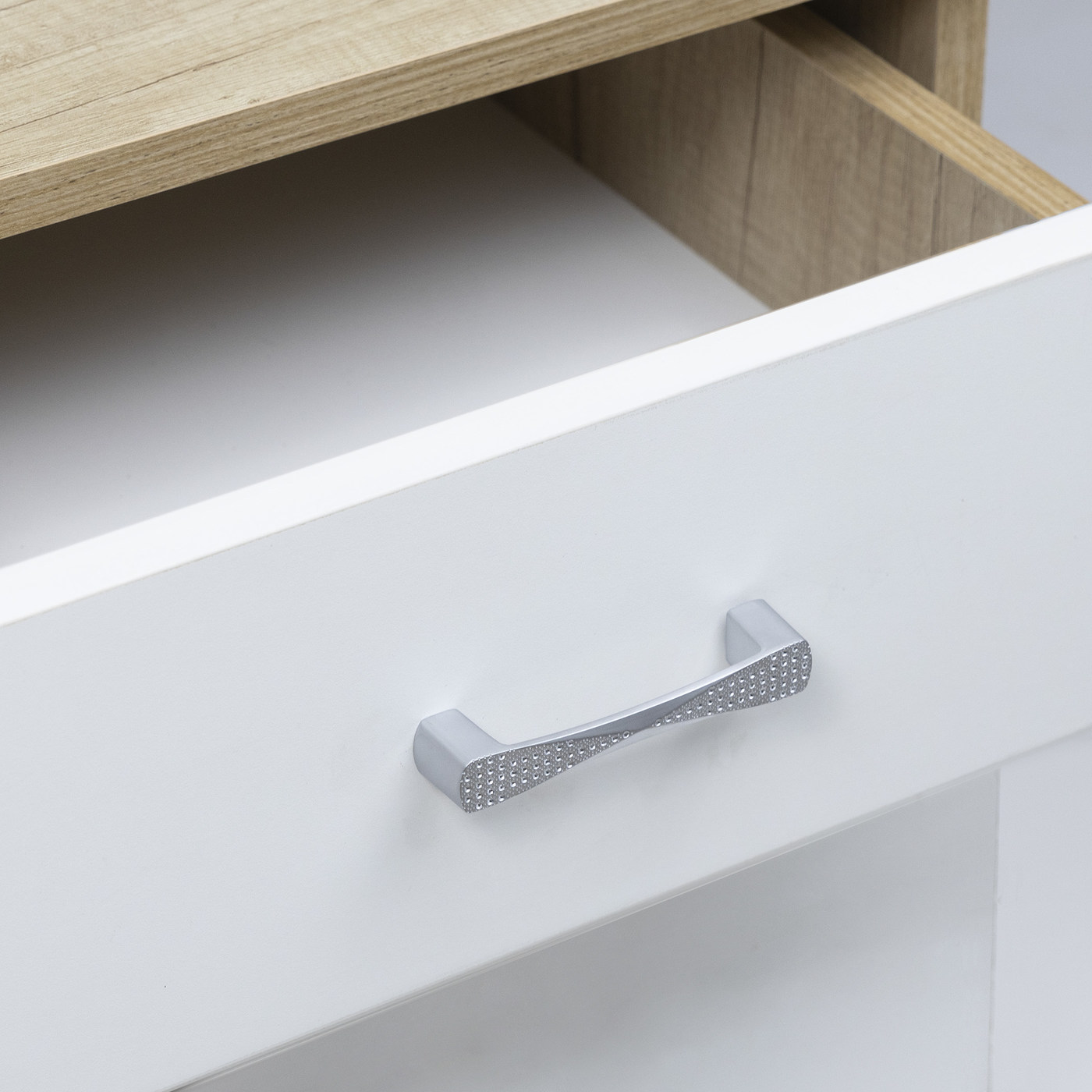 Ручка мебельная COMO L-96мм хром AKS 30257