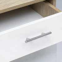 Ручка мебельная рейлинговая 160/220 хром AKS 11734