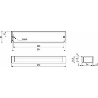Ручка мебельная DN50-0128 черный матовый AKS 61745