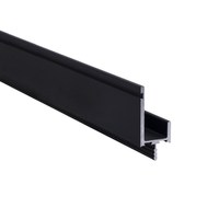 Ручка-профиль L-образная (4м) анодированный черный AKS 67698