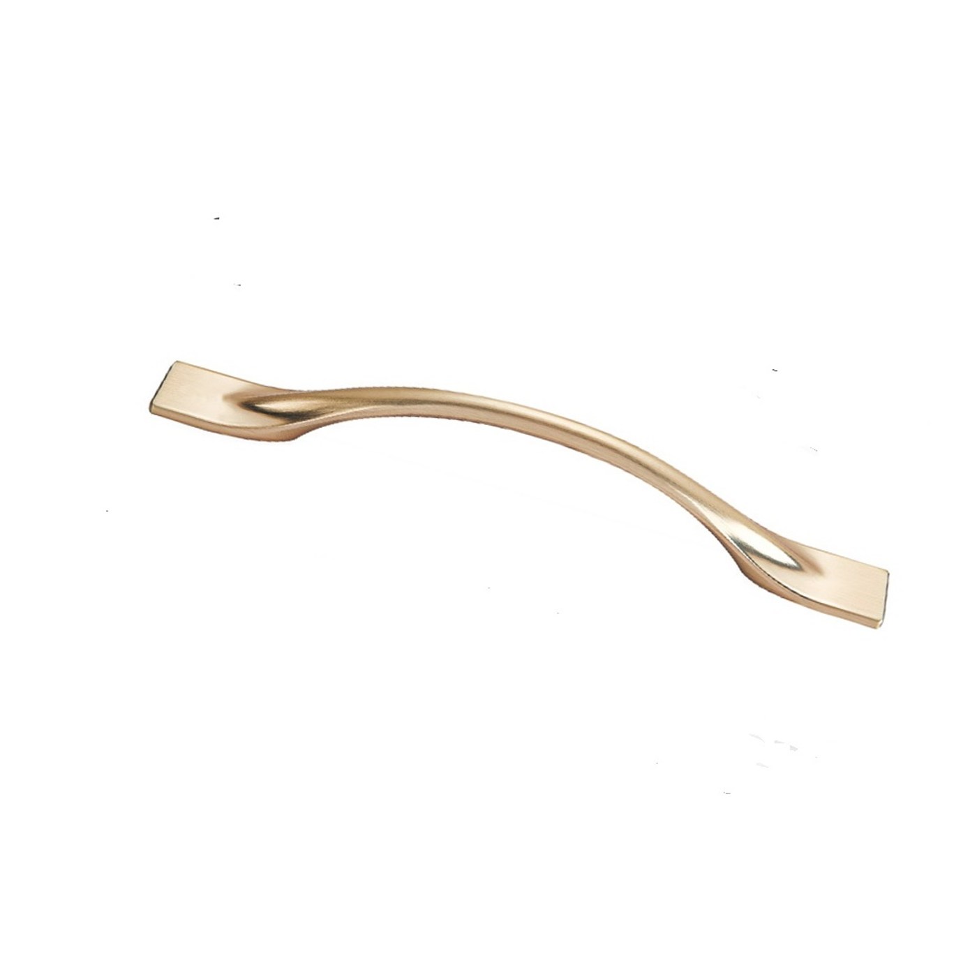 Ручка мебельная скоба мет. GRACE 128 брашированное золото AKS 62198