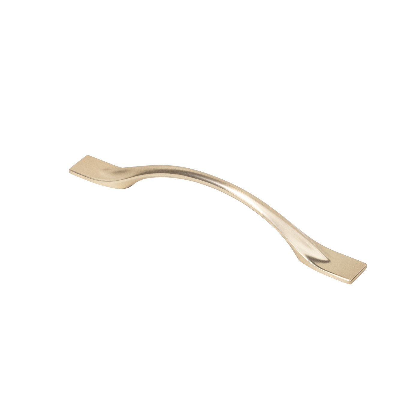 Ручка мебельная скоба мет. GRACE 128 брашированное золото AKS 62198