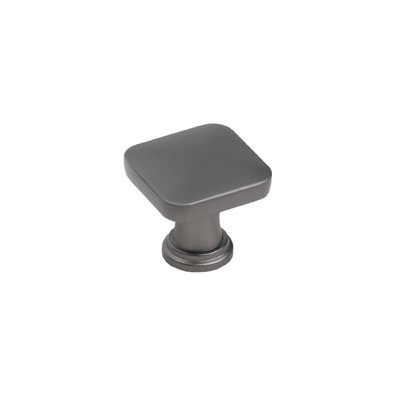 Ручка мебельная кнопка мет. KNOPA графит AKS 80676