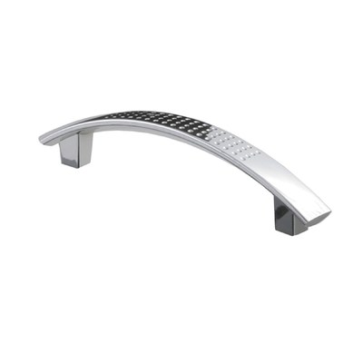 Ручка пластик PS06/C6-096 хром без саморез. AKS 53416