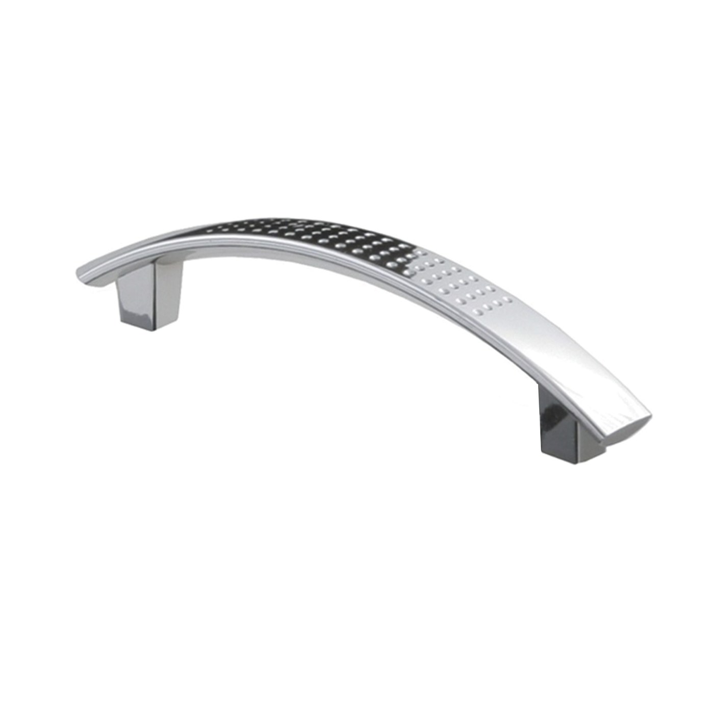 Ручка пластик PS06/C6-096 хром без саморез. AKS 53416