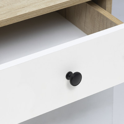 Ручка мебельная кнопка мет. NEO черный матовый AKS 53014