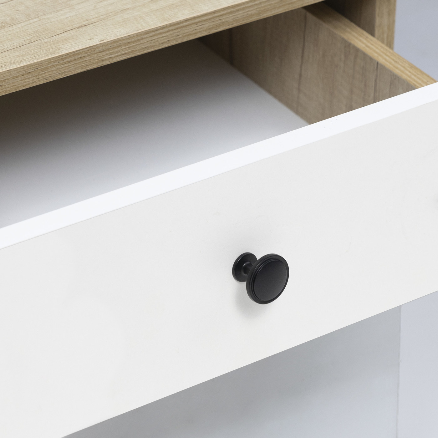 Ручка мебельная кнопка мет. NEO черный матовый AKS 53014