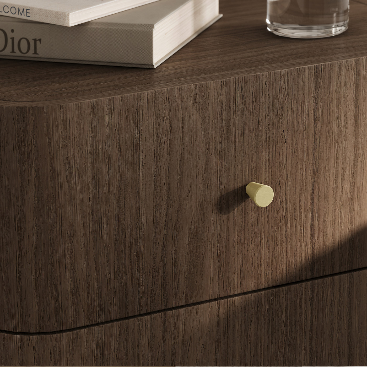 Ручка мебельная BELL брашированное золото AKS 80628