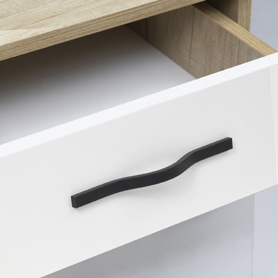 Ручка мебельная скоба алюм. MELISA 288/320 черный матовый AKS 69897