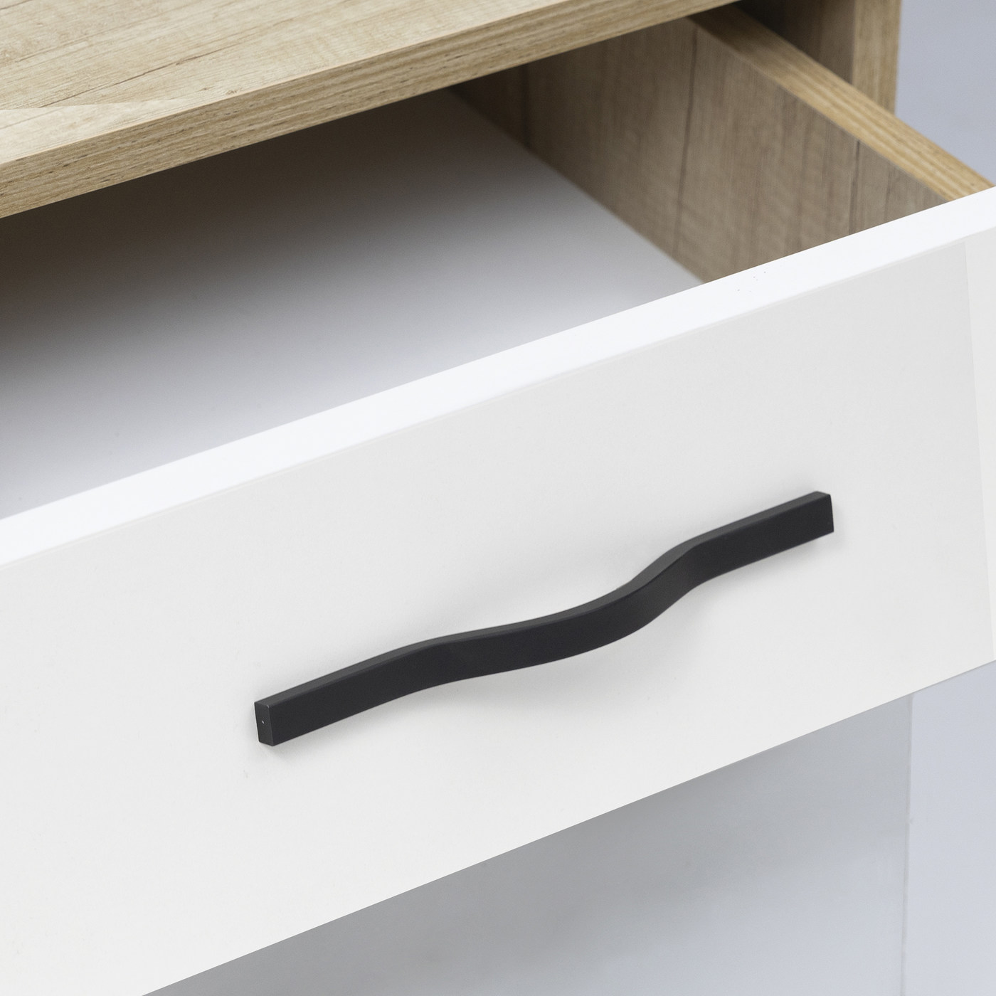 Ручка мебельная скоба алюм. MELISA 288/320 черный матовый AKS 69897