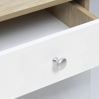 Ручка мебельная кнопка мет. TERNI хром матовый AKS 44659