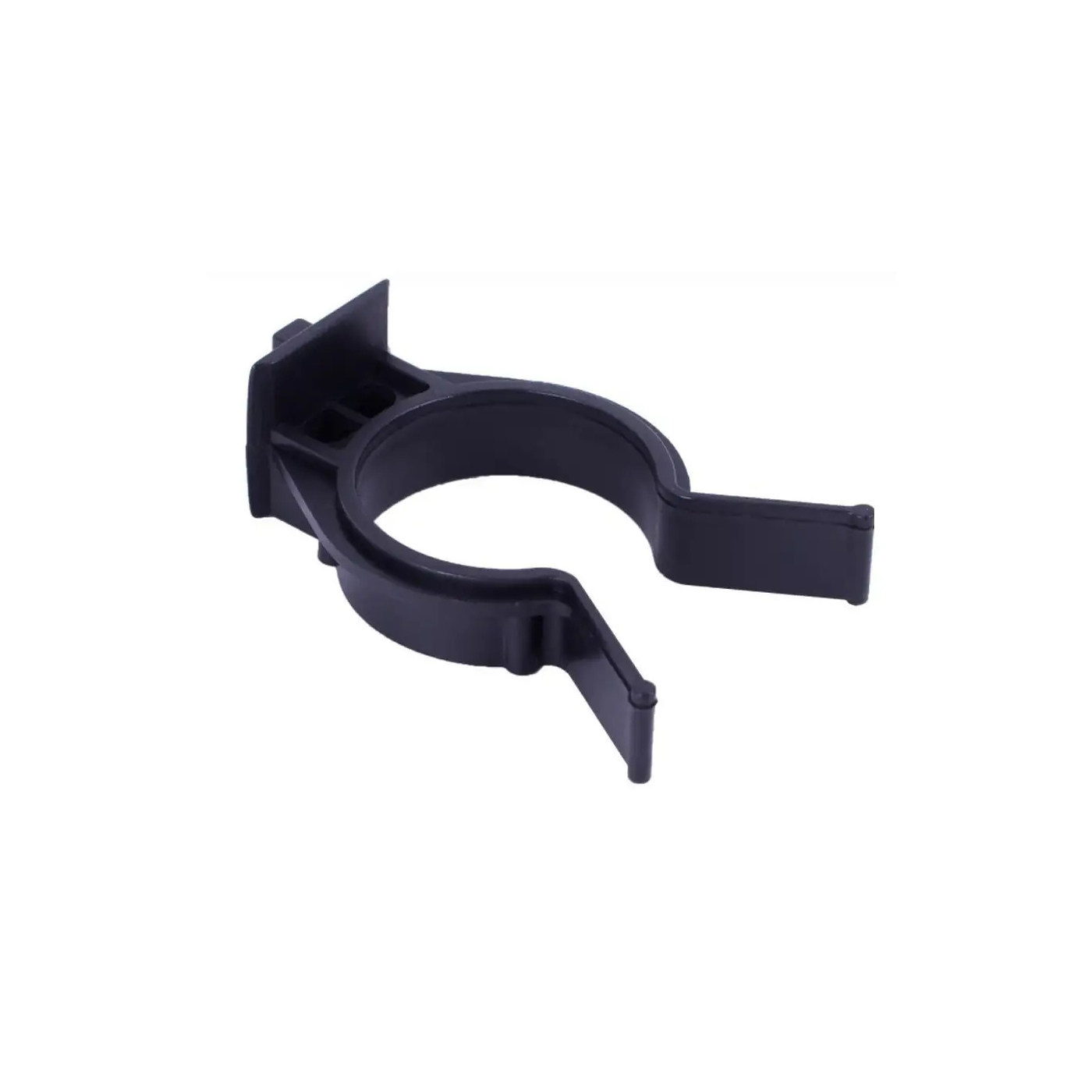 Клипса-держатель (черная) для пластикового цоколя КORNER_для узкого отверстия у плинтуса