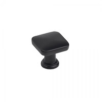 Ручка мебельная кнопка мет. KNOPA черный матовый AKS 80675