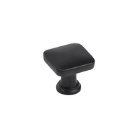 Ручка мебельная кнопка мет. KNOPA черный матовый AKS 80675