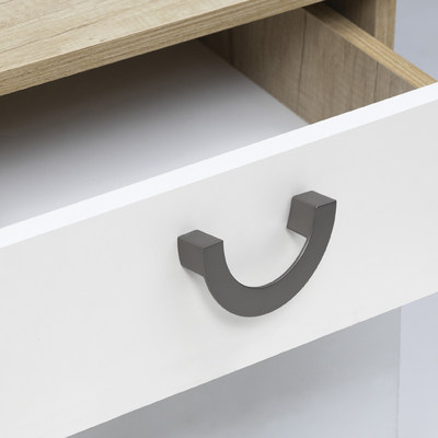 Ручка мебельная скоба мет. COSMO 96 графит AKS 89364