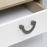 Ручка мебельная скоба мет. COSMO 96 графит AKS 89364