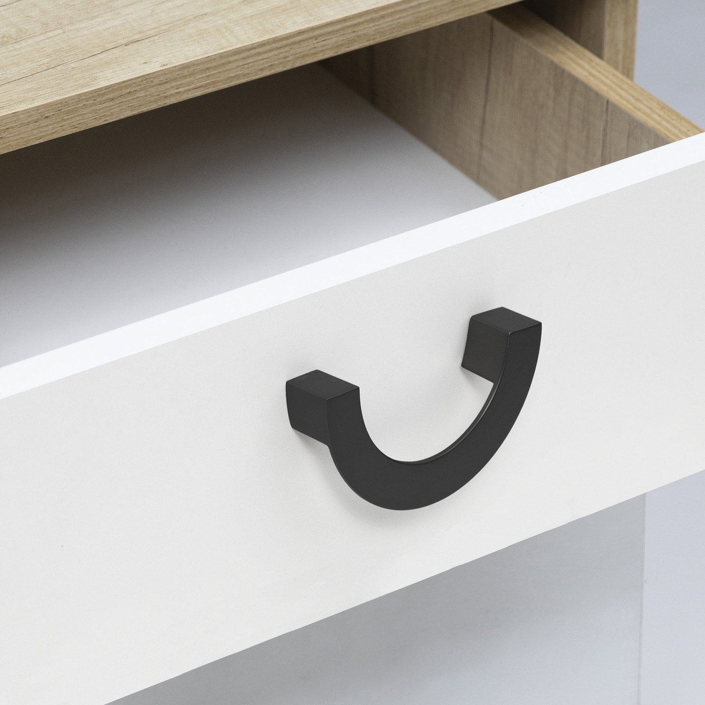 Ручка мебельная скоба мет. COSMO 96 черный матовый AKS 89363