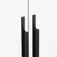 Ручка мебельная скоба алюм. STELLS 704/797 черный матовый AKS 89390