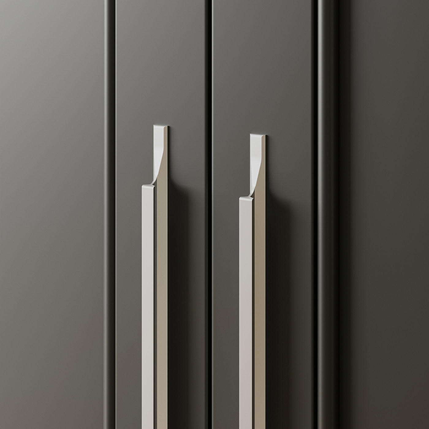 Ручка мебельная скоба алюм. STELLS 704/797 черный матовый AKS 89390