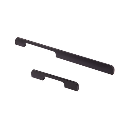 Ручка мебельная скоба алюм. ORION 320/340 черный матовый AKS 62208