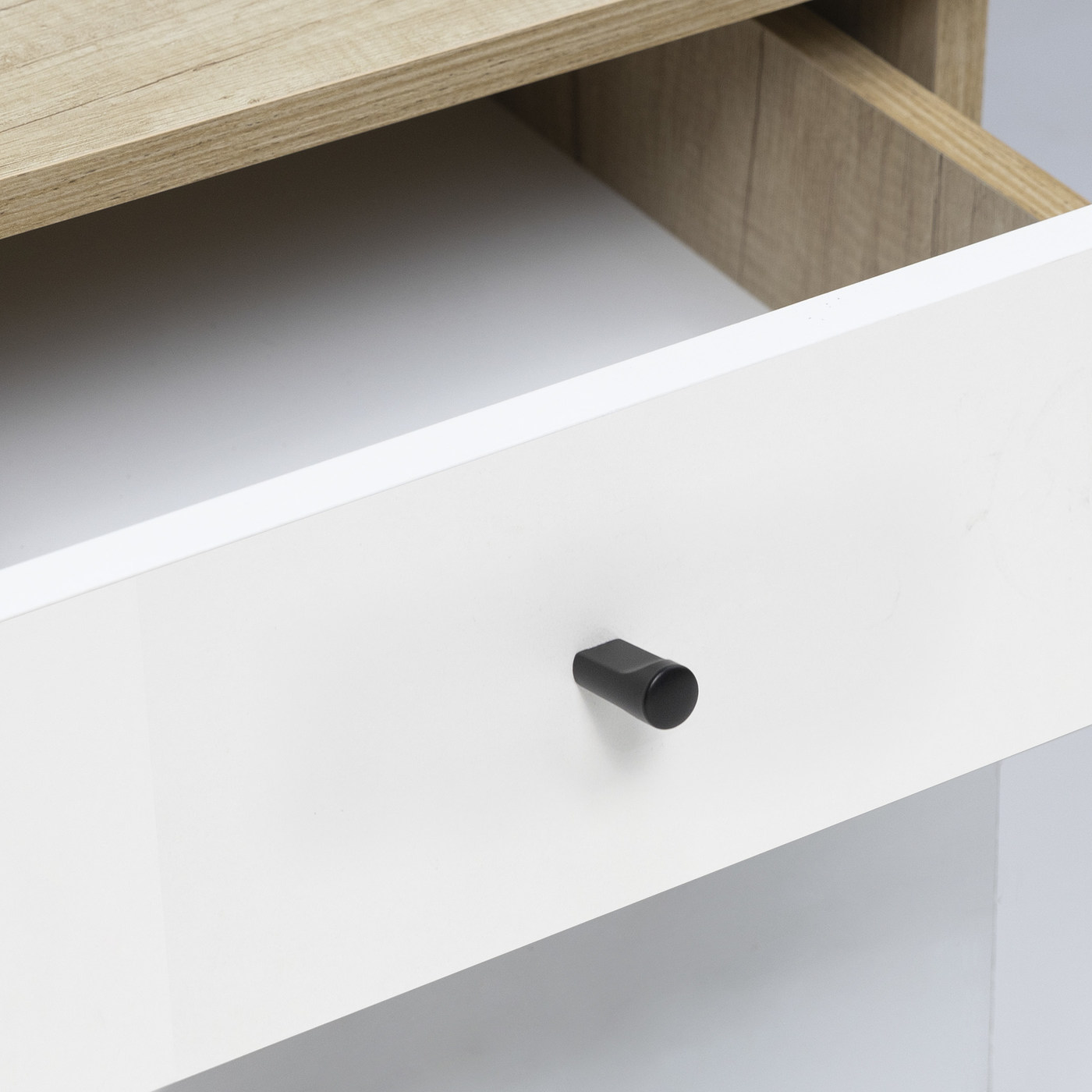 Ручка меб. кнопка AK071, черный матовый AKS 103788