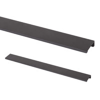 Ручка мебельная накладная алюм. INSIDE-768/797 черный матовый AKS 100524