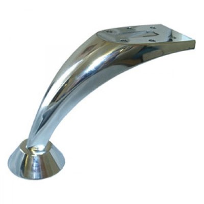 Опора мебельная D704-1 Н-120 мм штамп (100 шт)