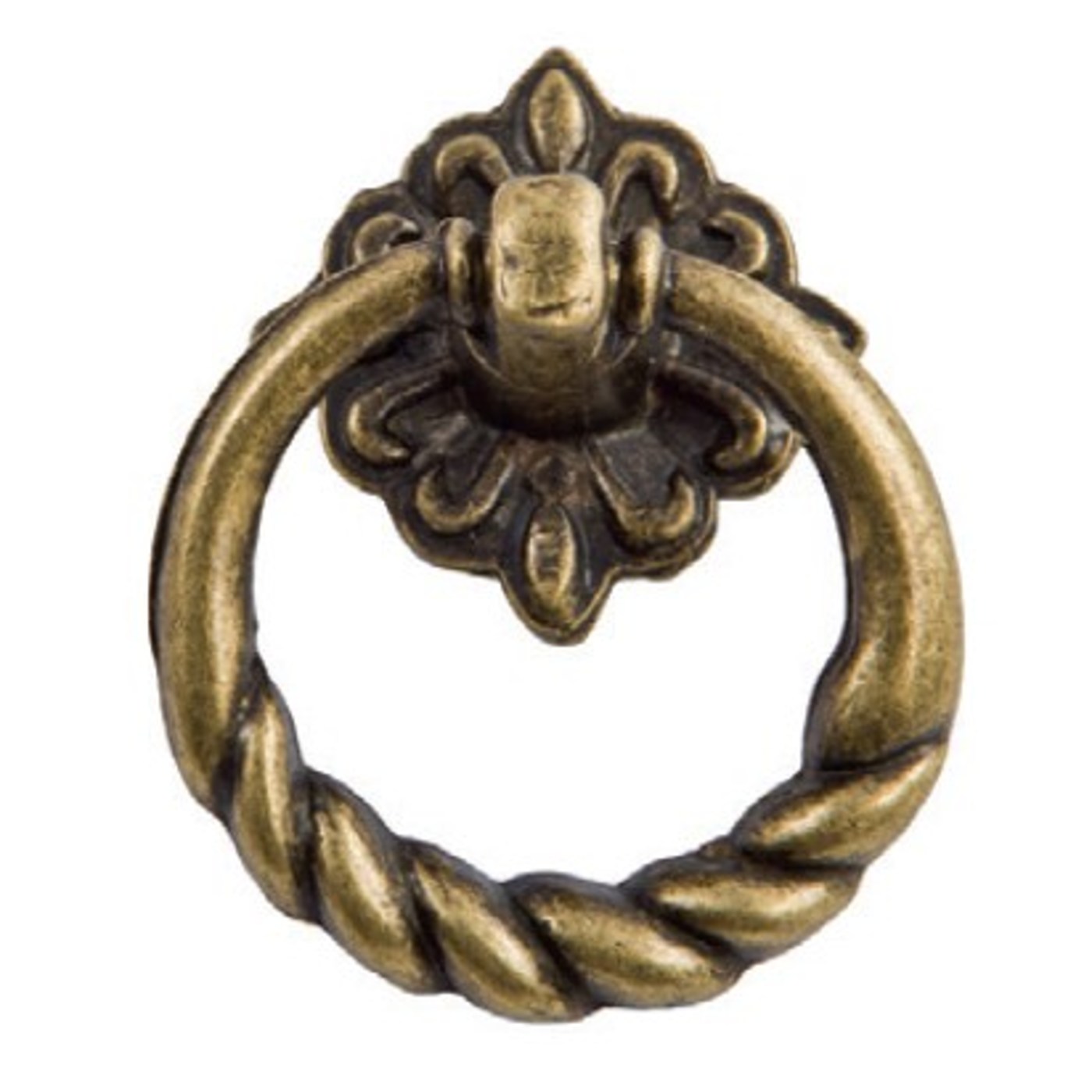 Ручка мебельная кнопка мет. K130-G4 старое золото AKS 21504