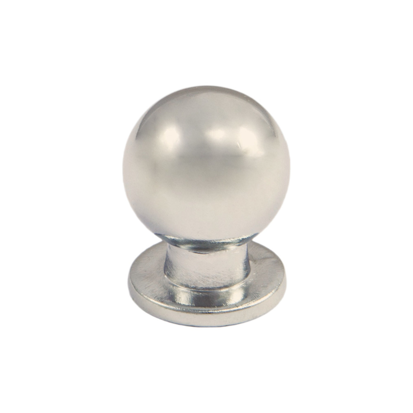 Ручка мебельная кнопка мет. GN34 сатин AKS 62149