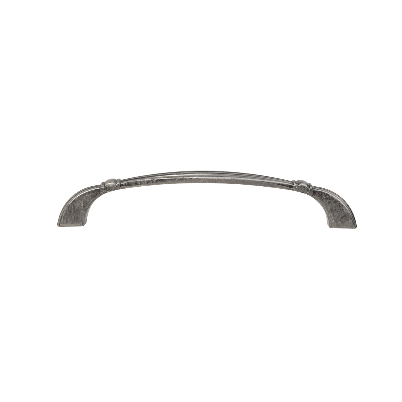 Ручка мебельная скоба мет. MAGIA 128 античное серебро AKS 71322