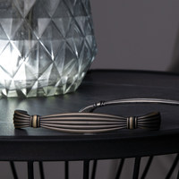 Ручка мебельная скоба мет. MAGIA 128 античное серебро AKS 71322