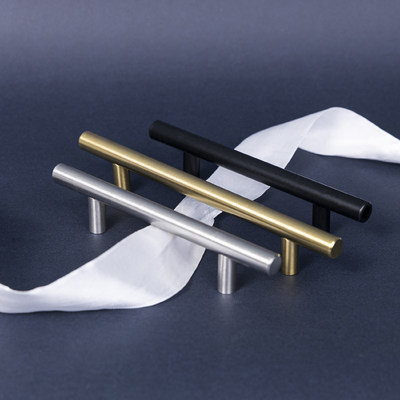 Ручка-рейлинг d12мм 320/400, хром матовый AKS 15350