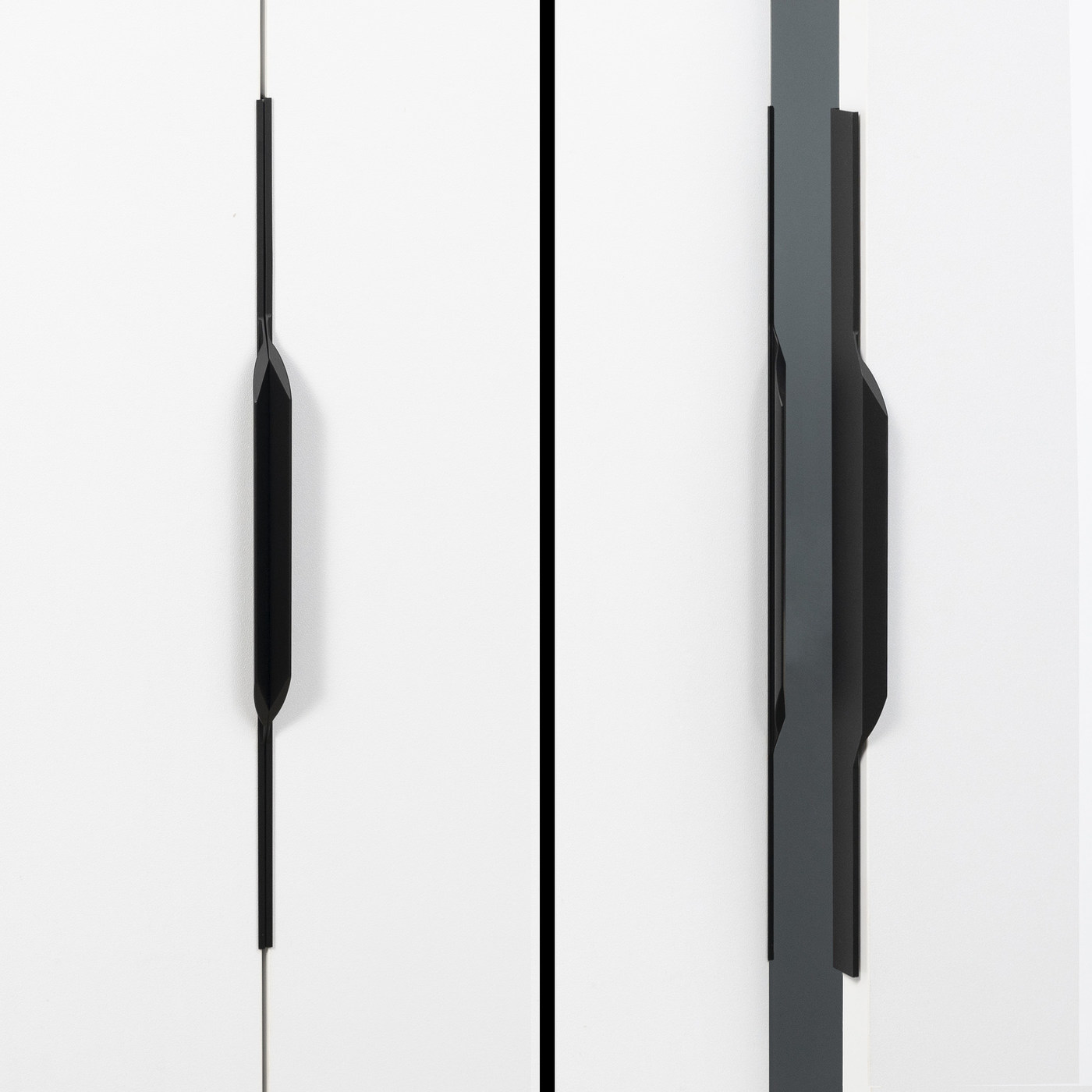 Ручка мебельная KARIDA 400, черный матовый AKS 90375