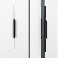 Ручка мебельная KARIDA 400, черный матовый AKS 90375