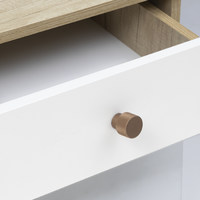 Ручка мебельная кнопка мет. FLUID капучино AKS 103273