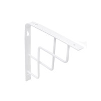 Полкодержатель QUADRO 200*200*20*3, белый AKS 68563