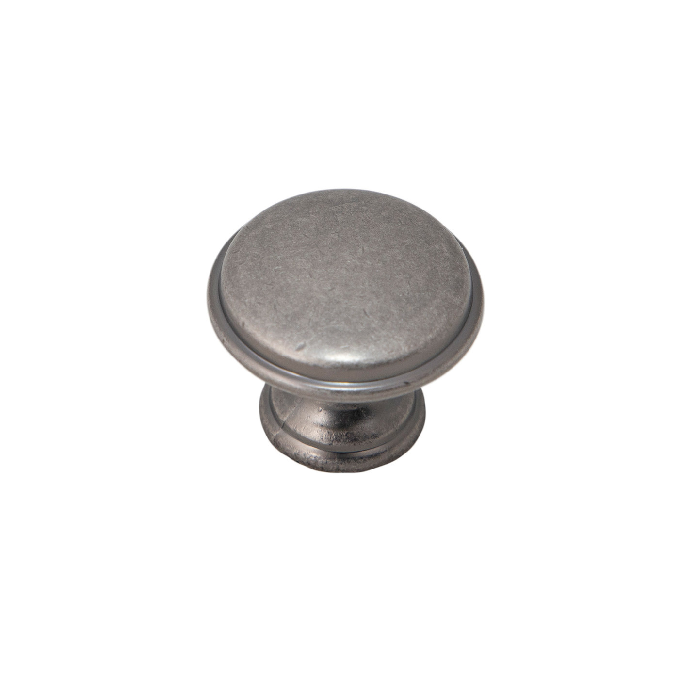 Ручка мебельная кнопка мет. FRESKA античный никель AKS 81252