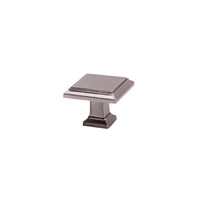 Ручка мебельная кнопка мет. IONIKA шлифованный титан AKS 56915