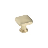 Ручка мебельная кнопка мет. KNOPA брашированное золото AKS 80677