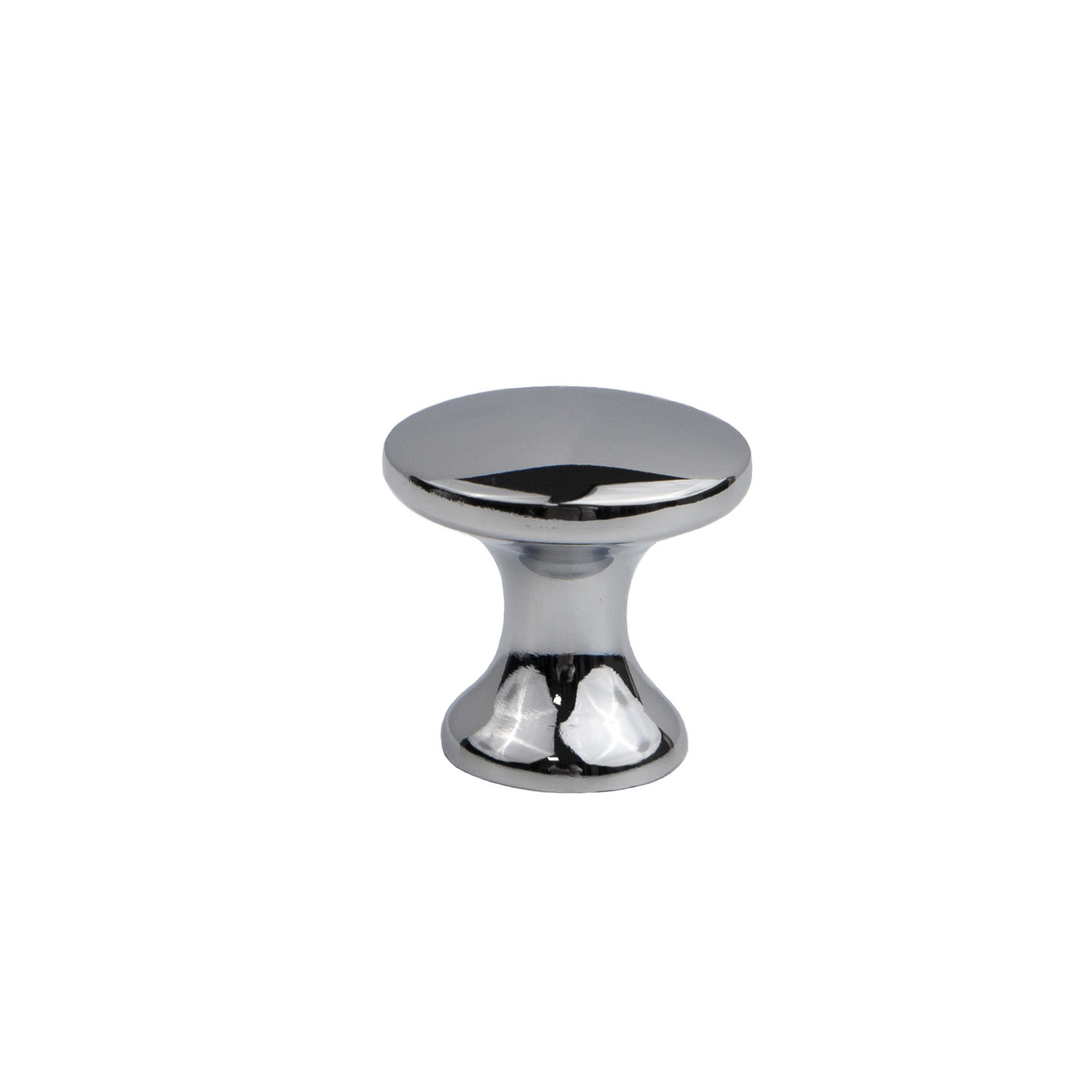 Ручка мебельная кнопка мет. ONLY хром AKS 87934