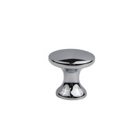 Ручка мебельная кнопка мет. ONLY хром AKS 87934