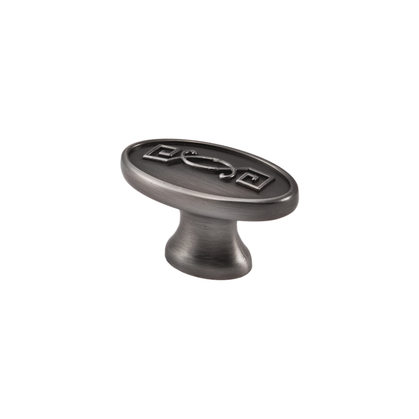 Ручка мебельная кнопка мет. PAOLA шлифованный никель AKS 56816