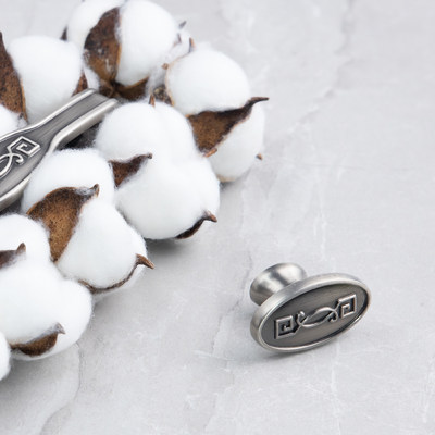 Ручка мебельная кнопка мет. PAOLA шлифованный никель AKS 56816