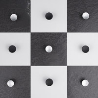 Ручка мебельная кнопка мет. PUNTO черный матовый AKS 75243